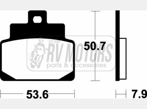 Гальмівні колодки SBS 153HF