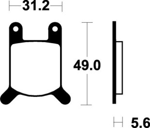 Тормозные колодки SBS 532HF