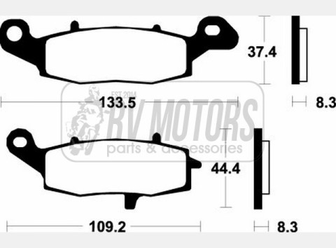 Тормозные колодки SBS 705HF