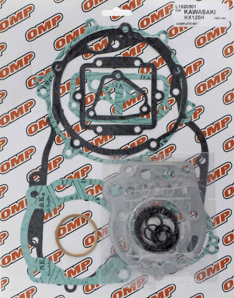 Полный комплект прокладок KAWASAKI KX 125H '90-'91 OMP L1920501
