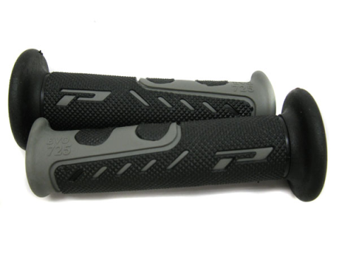 Ручки руля PROGRIP (22+25MM 122MM) чёрный/серый PG725/3