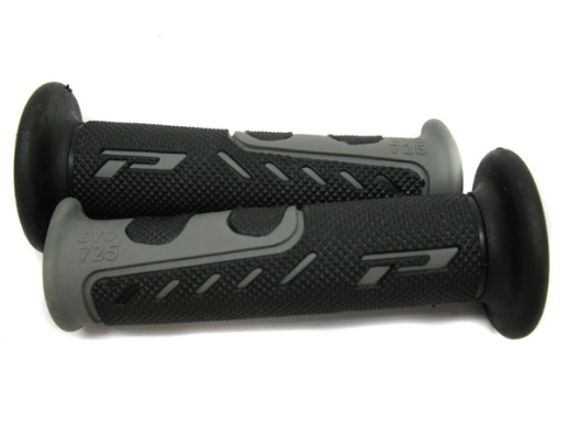 Ручки руля PROGRIP (22+25MM 122MM) чёрный/серый PG725/3