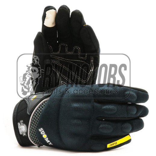 Текстильні рукавички Suomy SU09 чорні