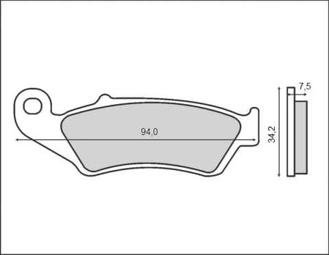 Тормозные колодки BRENTA FT 3050 (FA185)