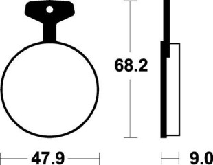 Тормозные колодки SBS 504HF