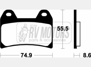 Тормозные колодки SBS 706HF
