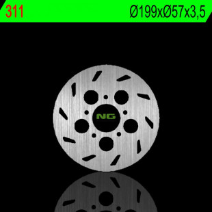 Тормозной диск NG задний RIEJU 50RS 1 97-01 (199X57X3,5MM) (5X6,5MM) NG311