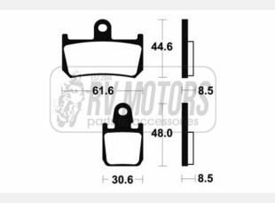 Тормозные колодки SBS 839HS