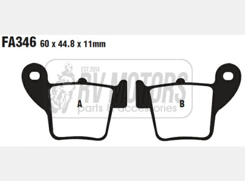 Тормозные колодки EBC FA346R