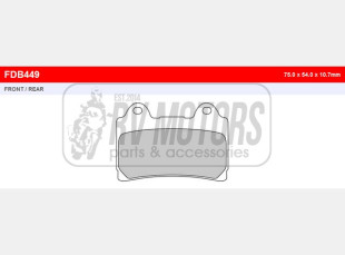 Тормозные колодки FERODO FDB449P