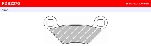 Гальмівні колодки FERODO FDB2288EF