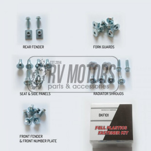 Комплект болтов пластика ACCEL BKF-101 HONDA CRF 450R '13-'16, CRF 250R 
