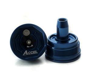 Пробка передней вилки HONDA CRF 450R 09-14; YAMAHA YZ/YZF 125/250/450/X 06-20, WRF 250/450 12-20, KAWASAKI KXF 450 08-14, SUZUKI RMZ 250 19, GAS GAS ACCEL (2 шт) AFTC03BL