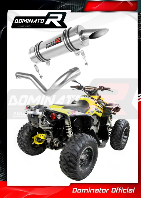 Прямоток DOMINATOR CAN AM BRP RENEGADE 1000 2012 - 2018 круглый