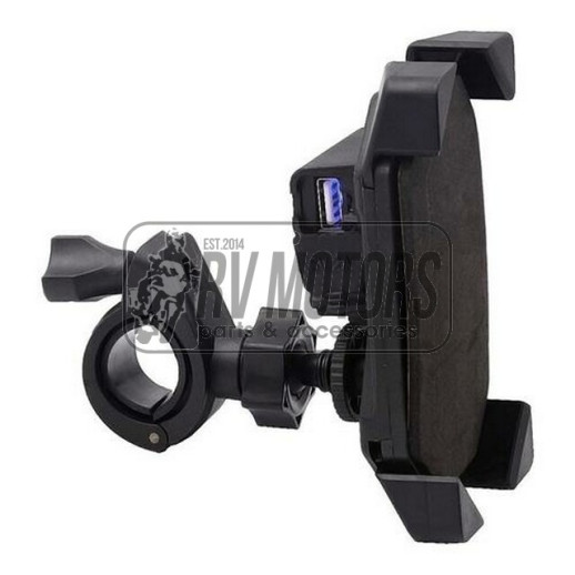 Кріплення смартфона на кермо із USB зарядкою C-003