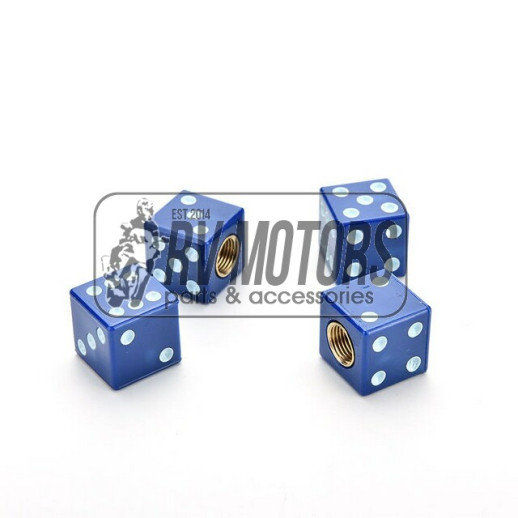 Ковпачки ніпеля кубики сині