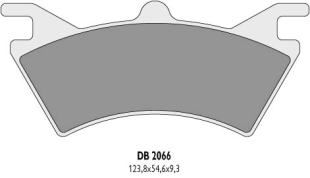 Тормозные колодки DELTA BRAKING DB2066OR-D (FA313)