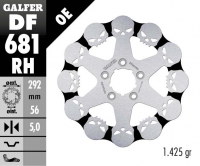 Тормозной диск задний HARLEY-DAVIDSON (292X56X5) GALFER DF681RH