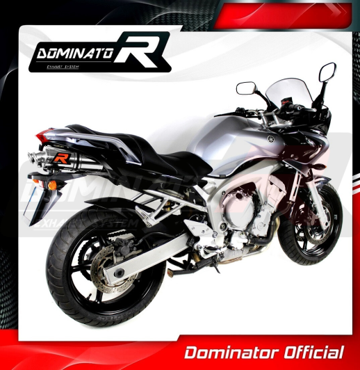 Прямоток DOMINATOR YAMAHA FZ6 FAZER S2 2006 - 2010 круглий