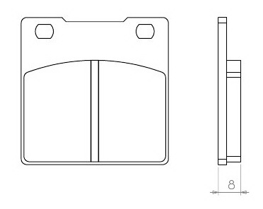 Тормозные колодки BRENTA FT 3052 (FA63)