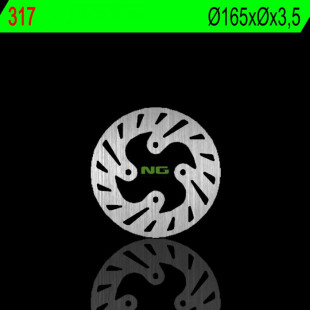 Тормозной диск NG задний BETA REV3 125/200/250 99-02 (165X3,5MM) (4X10,5MM) NG317