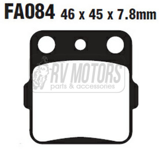 Тормозные колодки EBC FA084R