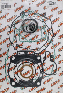 Полный комплект прокладок KAWASAKI KX 250 '05-'07 OMP L1920605