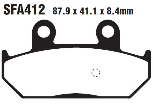 Гальмівні колодки EBC SFA412HH