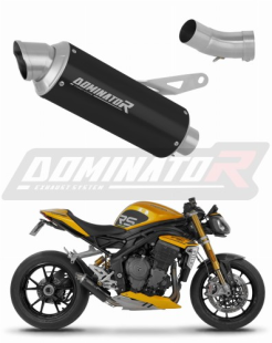 Прямоток Triumph Speed Triple 1200 RS / Speed Triple 1200 RR 2021 - 2024 DOMINATOR GPF BLACK