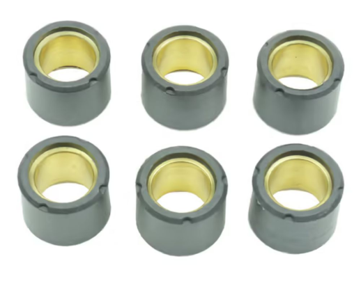 Ролики вариатора DERBI ATLANTIS/GP1/DNA/RUNNER/TYPHOON 50, PIAGGIO FLY/FREE/LIBERTY/NRG/ZIP/VESPA ET2/ET4/LX 50 19 X 15,5 MM 5.8 гр ATHENA S41000030P036