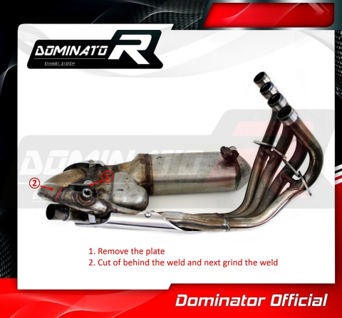 Выхлопной коллектор DOMINATOR HONDA CB 600F HORNET PC41 DECAT 2007 - 2013