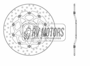 Тормозной диск BREMBO BRM 78B40841