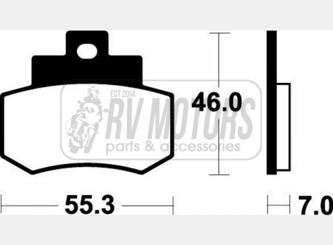 Тормозные колодки SBS 172HF