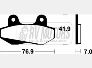 Тормозные колодки SBS 551HF