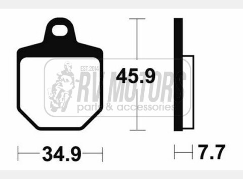 Тормозные колодки SBS 853H.HS