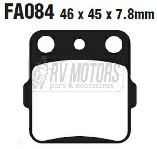 Гальмівні колодки EBC FA084TT