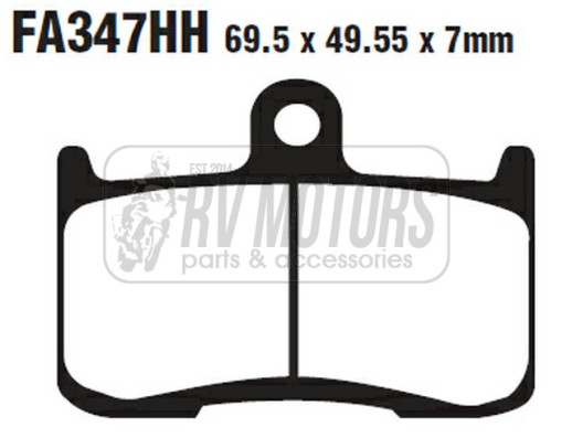 Гальмівні колодки EBC FA347HH