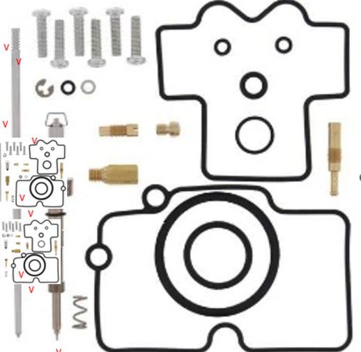 Ремкомплект карбюратора YAMAHA YZ 450F '03-'04 BEARING WORX CK90809 (26-1272)