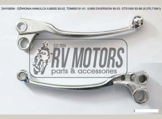 Важель гальма YAMAHA XJ600S &#39;92-&#39;02, TDM850 &#39;91-&#39;01, XJ900 DIVERSION &#39;95-&#39;03, GTS1000 &#39;93-&#39;98 NACHMAN DHY08SN 