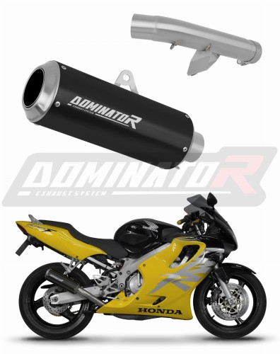 Прямоток Honda CBR 600 F4 1999 - 2000 DOMINATOR GP черный