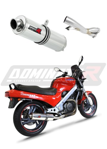 Прямоток Honda NTV 650 REVERE 1988 - 1997 DOMINATOR круглый