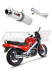 Прямоток Honda NTV 650 REVERE 1988 - 1997 DOMINATOR круглый