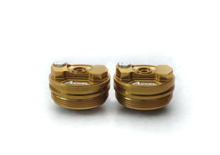 Пробка передней вилки HONDA CRF 250R '18-20, CRF 450R/RX '17-20, CRF 250RX '19-20, CRF 450X/L 19, KAWASAKI KXF 450 '19-20, SUZUKI RMZ 450 '18-19 ACCEL (2 шт) AFTC02G