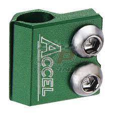 Хомут тормозного шланга KAWASAKI / SUZUKI ACCEL зелёный BLC03GR