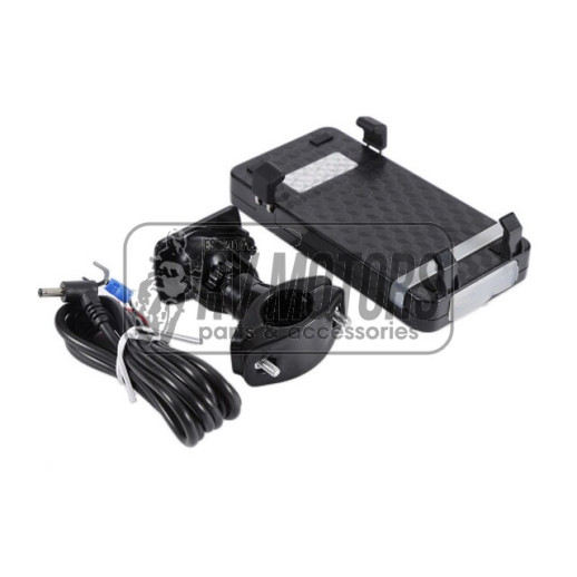 Кріплення смартфона на кермо із USB зарядкою C-001