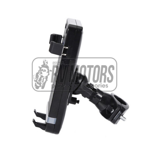 Крепление смартфона на руль с USB зарядкой C-001