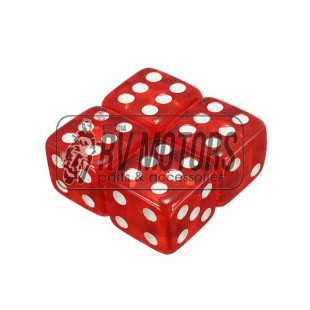 Колпачки ниппеля кубики красные