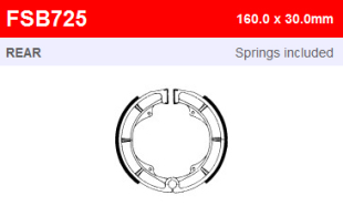 Тормозные колодки FERODO FSB725