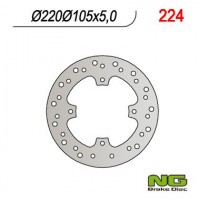Тормозной диск NG задний HONDA FX 650, SLR 650 (220x105x5) NG224