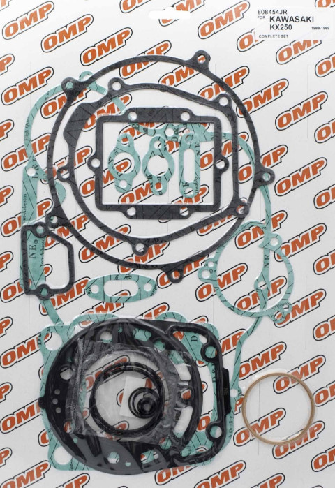 Полный комплект прокладок KAWASAKI KX 250 '88-'89 OMP 808454JR